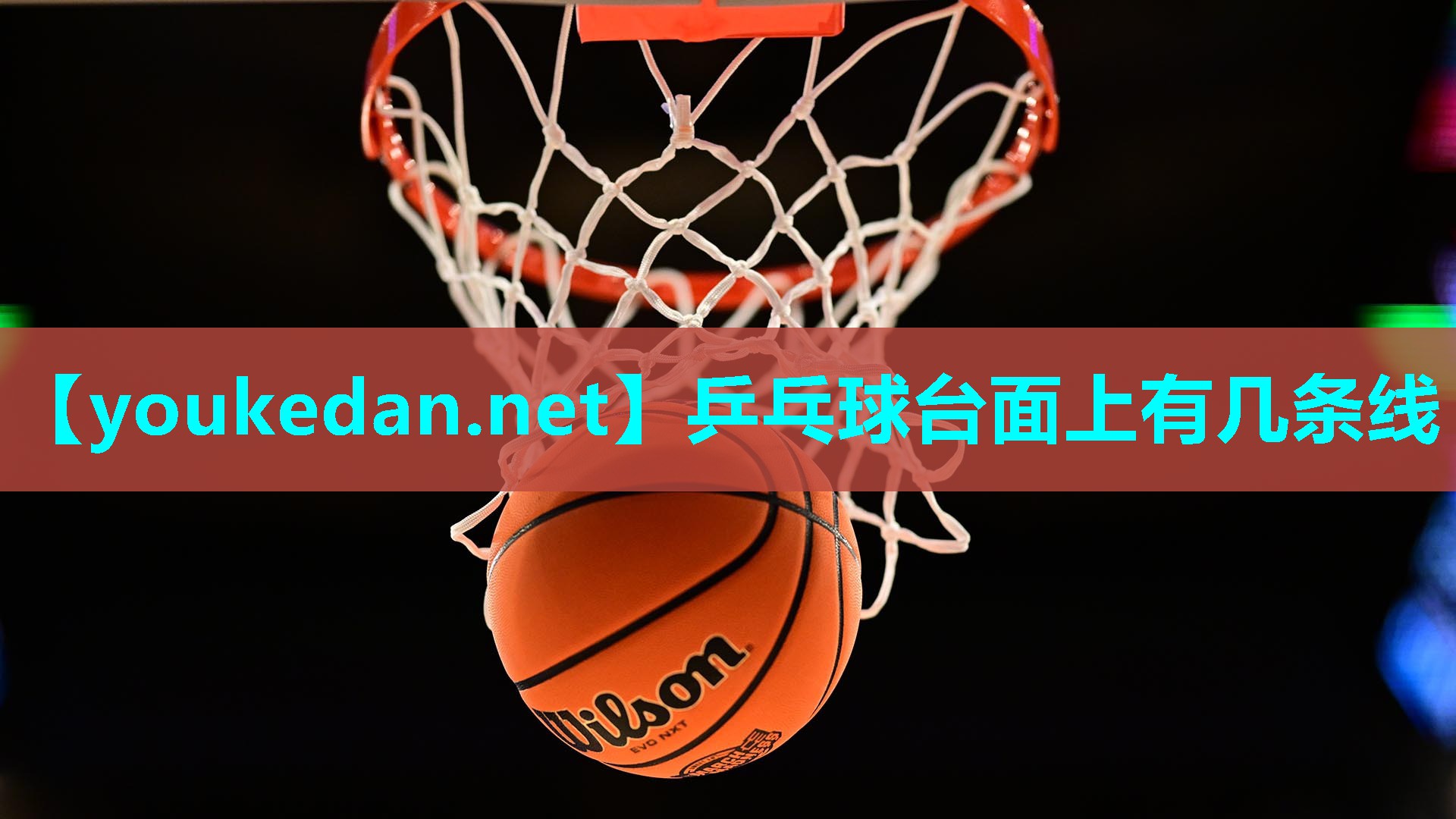 乒乓球台面上有几条线